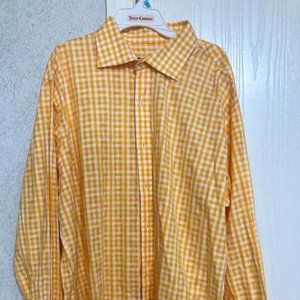 Sean Jean Button Up Stripe Men's Long Sleeve Shirt Regular Fit